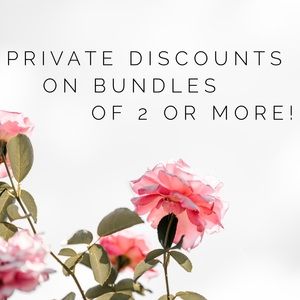 🌺Private Discounts when you Bundle🌺